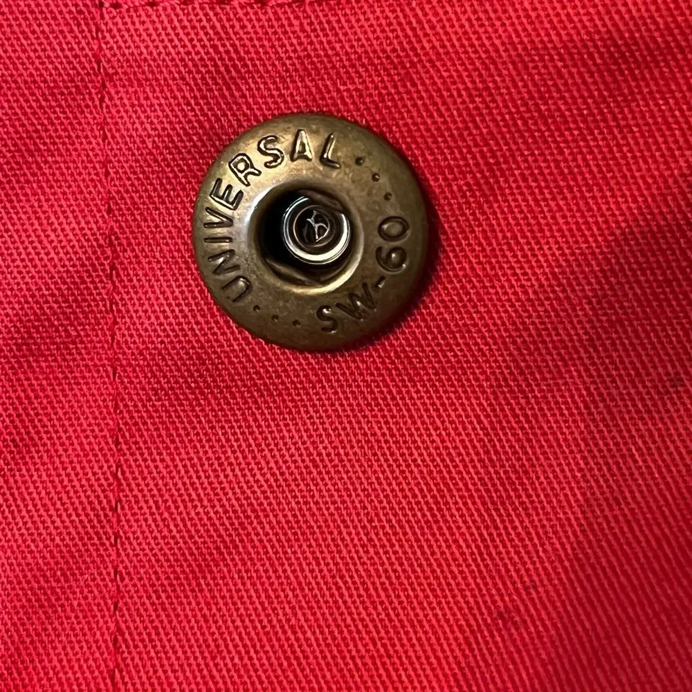Burberry's of London Vintage Red Trench Coat Nova Check Cuffs Medium - Spring - Picture 6 of 12